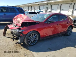 2020 Mazda Mazda3 Hatchback Preferred Package with VIN JM1BPBMM4L1164654, listed as a Copart auction lot 76779914 with 0 mi miles and Salvage Title. Bid and sale history available at carsss.com. Image 1.