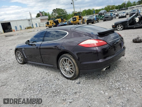 2010 Porsche Panamera S with VIN WP0AB2A71AL064974, listed as a Copart auction lot 53045525 with 44,181 mi miles and Salvage title. Bid and sale history available at DreamBid. Image 2.