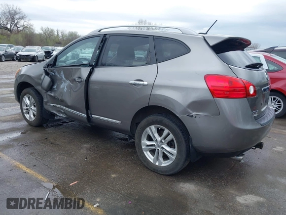 2012 Nissan Rogue S with VIN JN8AS5MV1CW373281, listed as a IAAI auction lot 41925184 with 140,722 mi miles and . Bid and sale history available at DreamBid. Image 3.