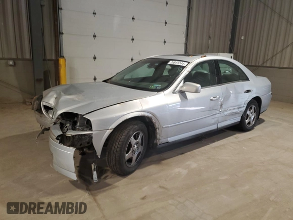 2001 Lincoln LS Sport with VIN 1LNHM87A71Y690218, listed as a Copart auction lot 76915244 with Not Provided miles and Salvage Title. Bid and sale history available at carsss.com. Image 1.