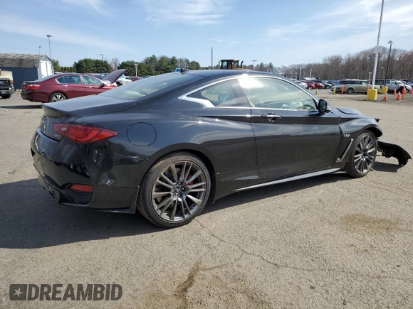 2017 Infiniti Q60 Red Sport 400 z VIN JN1FV7EK2HM611251, wystawiony jako Copart lot #55114595 z przebiegiem 38 479 mil mil oraz Szkoda całkowita • Salvage title. Historia ofert i sprzedaży dostępna na DreamBid. Obrazek 3.