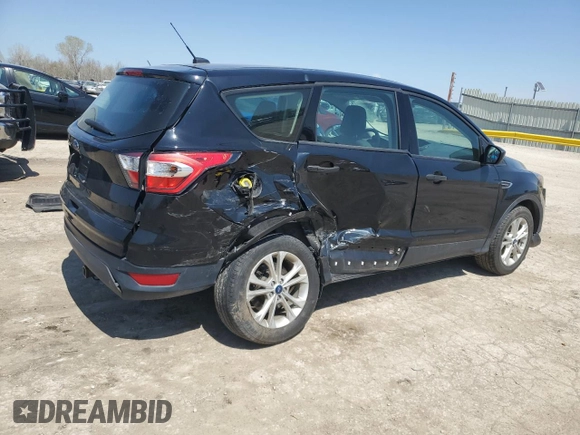 2018 Ford Escape S with VIN 1FMCU0F72JUD50712, listed as a Copart auction lot 52181675 with 61,328 mi miles and Salvage title. Bid and sale history available at DreamBid. Image 3.