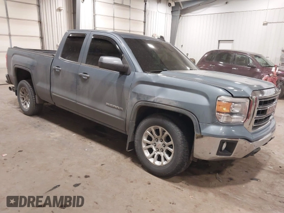 2015 GMC Sierra 1500 SLE z VIN 1GTV2UECXFZ285403, wystawiony jako IAAI lot #41255076 z przebiegiem 71 498 mil mil oraz . Historia ofert i sprzedaży dostępna na DreamBid. Obrazek 1.