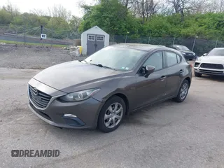 2014 Mazda 3 i Sport with VIN JM1BM1K7XE1213729, listed as a IAAI auction lot 42098411 with 378,589 mi miles. Bid and sale history available at carsss.com. Image 2.