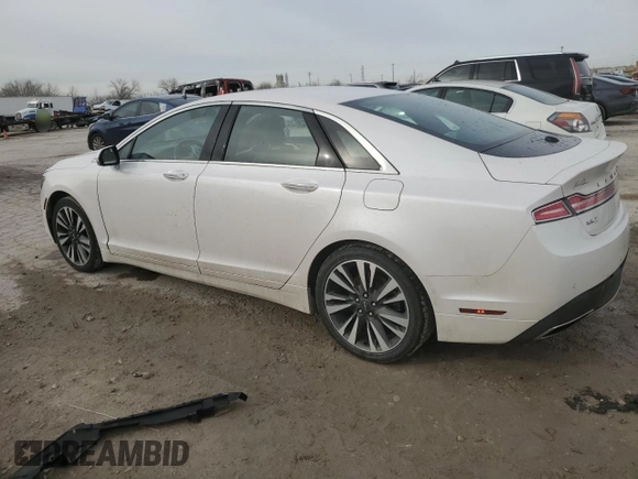 2018 Lincoln MKZ Reserve with VIN 3LN6L5F92JR602075, listed as a Copart auction lot 48020055 with 53,212 mi miles and Salvage Title. Bid and sale history available at DreamBid. Image 2.