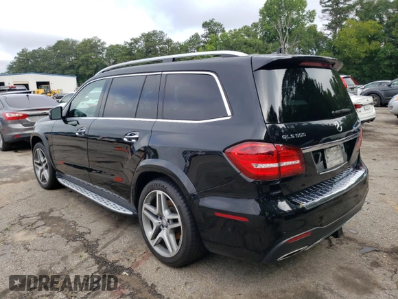 2017 Mercedes-Benz GLS with VIN 4JGDF7DE1HA857668, listed as a Copart auction lot 57278323 with 128,492 mi miles. Bid and sale history available at carsss.com. Image 2.