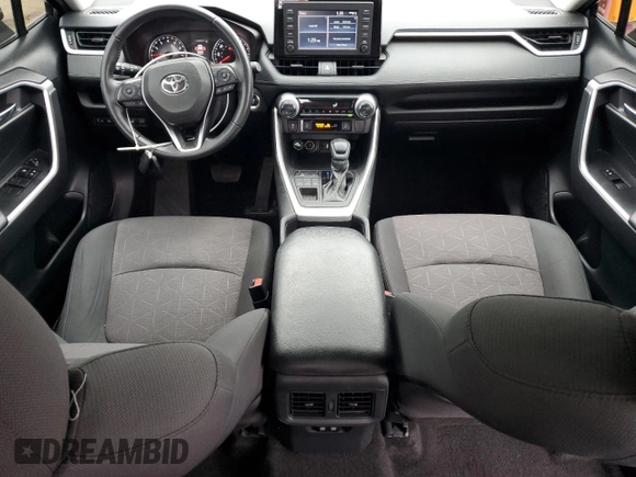 2019 Toyota RAV4 XLE with VIN 2T3P1RFV3KW044091, listed as a Copart auction lot 48116145 with 46,008 mi miles and Salvage Title. Bid and sale history available at DreamBid. Image 8.