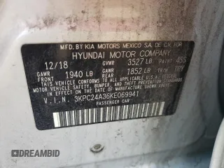 2019 Hyundai Accent SE with VIN 3KPC24A36KE069941, listed as a Copart auction lot 52592225 with 119,907 mi miles and Salvage Title. Bid and sale history available at carsss.com. Image 14.