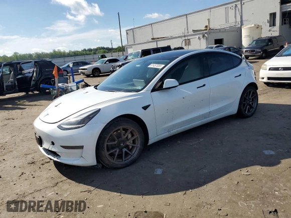 2023 Tesla Model 3 с VIN 5YJ3E1EA6PF427300, выставлен на аукционе Copart как лот 61457055 с пробегом 44 438 миль миль и Списание • Salvage title. История ставок и продаж доступна на DreamBid. Изображение 1.