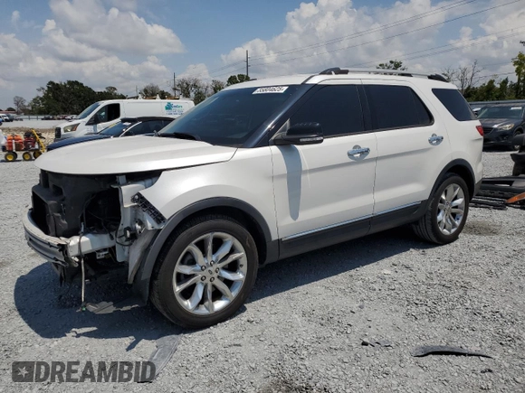 2014 Ford Explorer XLT with VIN 1FM5K7D8XEGA21117, listed as a Copart auction lot 55804625 with 193,665 mi miles and Salvage Title. Bid and sale history available at DreamBid. Image 1.