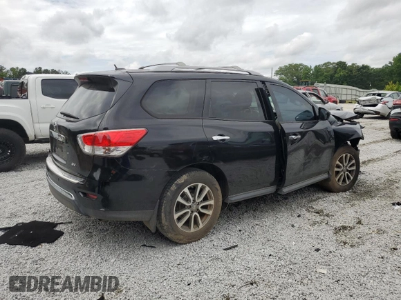 2014 Nissan Pathfinder Platinum with VIN 5N1AR2MN6EC616668, listed as a Copart auction lot 60148785 with 139,289 mi miles and Salvage title. Bid and sale history available at DreamBid. Image 3.