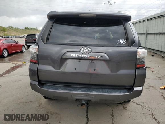 2019 Toyota 4Runner SR5 with VIN JTEBU5JR5K5649351, listed as a Copart auction lot 57179625 with 50,038 mi miles and Non repairable. Bid and sale history available at DreamBid. Image 6.