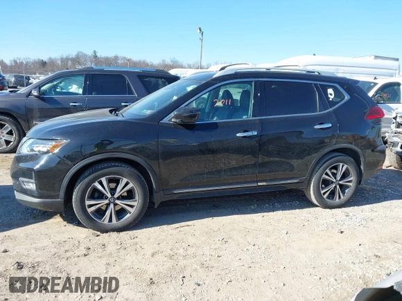 2017 Nissan Rogue SL with VIN 5N1AT2MVXHC859907, listed as a IAAI auction lot 41672011 with 108,949 mi miles. Bid and sale history available at carsss.com. Image 14.