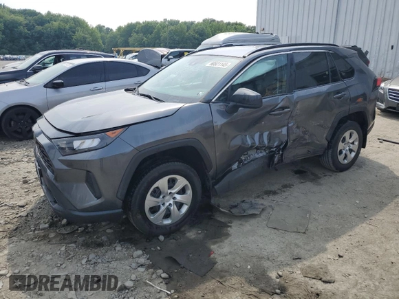 2021 Toyota RAV4 LE with VIN 2T3F1RFV0MC206839, listed as a Copart auction lot 60521145 with 54,314 mi miles and Salvage title. Bid and sale history available at DreamBid. Image 1.