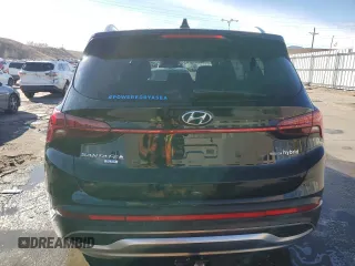 2022 Hyundai Santa Fe Hybrid Blue with VIN KM8S2DA1XNU036078, listed as a Copart auction lot 86357354 with 39,723 mi miles and Salvage Title. Bid and sale history available at carsss.com. Image 6.