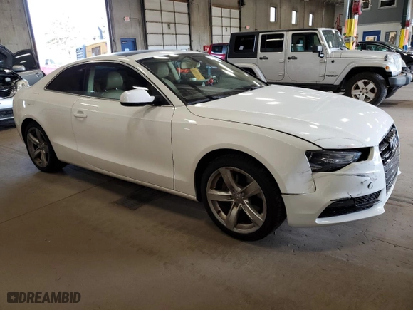 2015 Audi A5 Premium with VIN WAUCFAFR7FA028787, listed as a Copart auction lot 77874714 with 86,546 mi miles and Salvage Title. Bid and sale history available at carsss.com. Image 4.