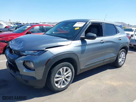 2021 Chevrolet TrailBlazer LS with VIN KL79MMS2XMB101961, listed as a IAAI auction lot 41803943 with 95,181 mi miles. Bid and sale history available at carsss.com. Image 17.