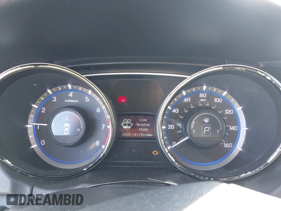 2013 Hyundai Sonata Limited with VIN 5NPEC4ACXDH552725, listed as a IAAI auction lot 42224971 with 153,000 mi miles and . Bid and sale history available at DreamBid. Image 7.