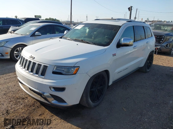 2015 Jeep Grand Cherokee Summit with VIN 1C4RJFJT5FC767687, listed as a IAAI auction lot 42015878 with 1 mi miles. Bid and sale history available at carsss.com. Image 17.