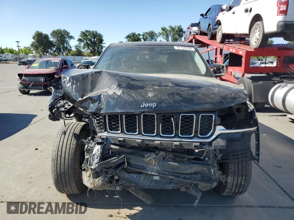 2023 Jeep Grand Cherokee Limited with VIN 1C4RJHBG8PC580605, listed as a Copart auction lot 61129795 with 27,404 mi miles and Salvage title. Bid and sale history available at DreamBid. Image 5.