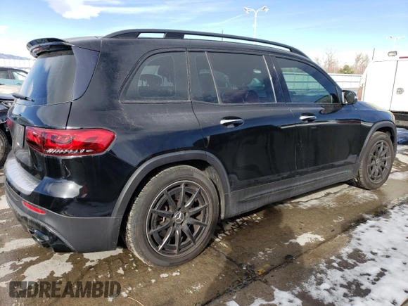 2021 Mercedes-Benz GLB with VIN W1N4M5BB0MW120037, listed as a Copart auction lot 84024314 with 30,392 mi miles and Salvage Title. Bid and sale history available at carsss.com. Image 3.