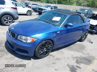 2009 BMW 1 Series 135i with VIN WBAUN93589VK41171, listed as a IAAI auction lot 42397429 with 127,304 mi miles and . Bid and sale history available at DreamBid. Image 2.