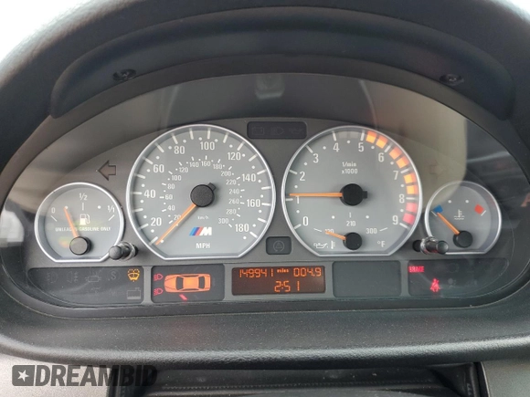 2003 BMW 3 Series M3 z VIN WBSBR93493PK02213, wystawiony jako Copart lot #58081525 z przebiegiem 149 941 mil mil oraz Czysty tytuł • Clean title. Historia ofert i sprzedaży dostępna na DreamBid. Obrazek 9.