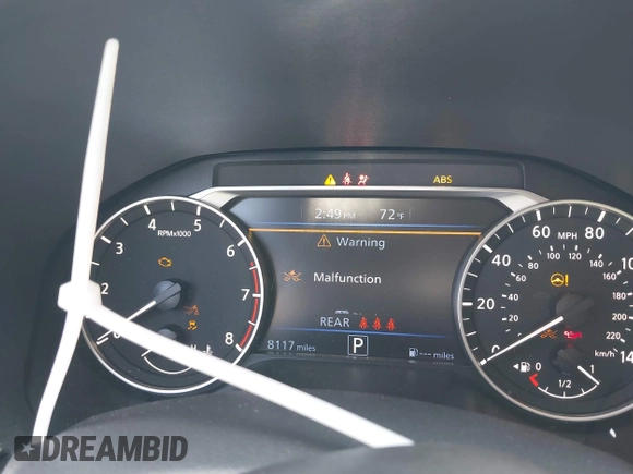 2024 Nissan Altima SR with VIN 1N4BL4CV6RN377307, listed as a IAAI auction lot 42229384 with 8,117 mi miles and . Bid and sale history available at DreamBid. Image 16.