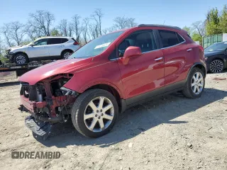 2013 Buick Encore Leather with VIN KL4CJCSB2DB105749, listed as a Copart auction lot 53475525 with 100,659 mi miles and Salvage Title. Bid and sale history available at carsss.com. Image 1.