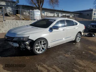 2015 Chevrolet Impala LTZ with VIN 1G1155SL1FU132804, listed as a Copart auction lot 43442135 with 100,018 mi miles and Salvage Title. Bid and sale history available at DreamBid. Image 1.