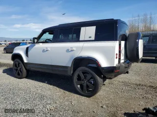 2024 Land Rover Defender X-Dynamic SE with VIN SALE2EEU7R2304560, listed as a Copart auction lot 47062695 with 5,495 mi miles and Salvage Title. Bid and sale history available at carsss.com. Image 2.
