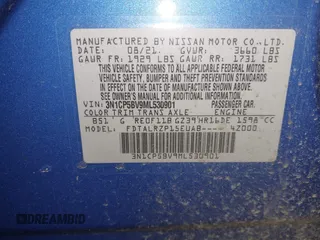 2021 Nissan Kicks S with VIN 3N1CP5BV9ML530901, listed as a IAAI auction lot 41672232 with Not Provided miles and . Bid and sale history available at carsss.com. Image 9.