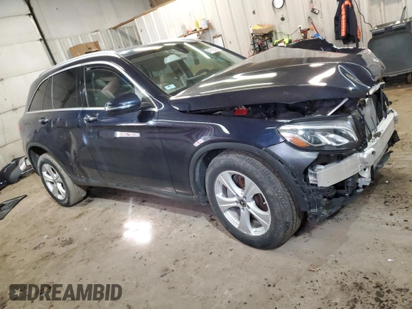 2017 Mercedes-Benz GLC with VIN WDC0G4KB9HF255444, listed as a Copart auction lot 47742395 with 0 mi miles and Salvage Title. Bid and sale history available at carsss.com. Image 4.