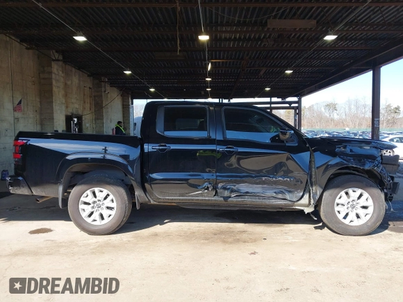 2024 Nissan Frontier SV with VIN 1N6ED1EJ1RN605501, listed as a IAAI auction lot 41649018 with 4,535 mi miles and . Bid and sale history available at DreamBid. Image 14.