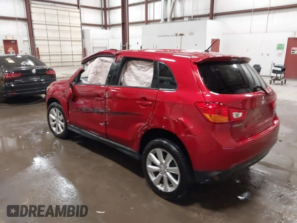 2015 Mitsubishi Outlander Sport 2.4 ES with VIN 4A4AR3AW9FE030245, listed as a IAAI auction lot 41682313 with 35,621 mi miles. Bid and sale history available at carsss.com. Image 3.