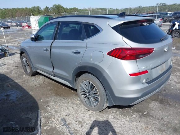 2020 Hyundai Tucson Sport with VIN KM8J33AL1LU194245, listed as a IAAI auction lot 41726909 with 1 mi miles. Bid and sale history available at carsss.com. Image 3.