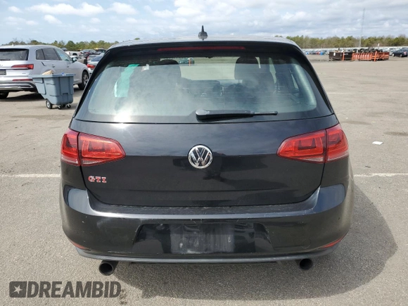 2016 Volkswagen GTI S with VIN 3VWY47AUXGM002165, listed as a Copart auction lot 52644985 with 82,961 mi miles and Clean Title. Bid and sale history available at DreamBid. Image 6.