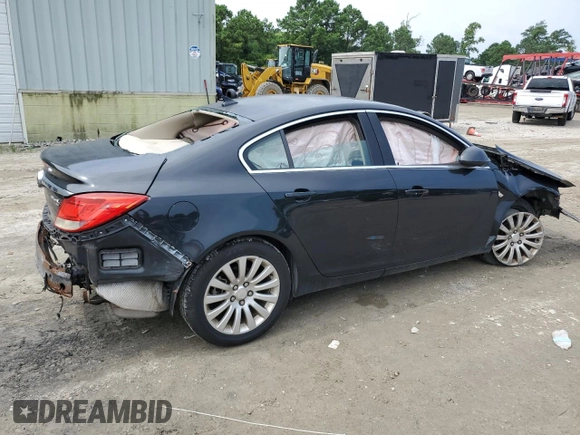 2011 Buick Regal CXL RL4 with VIN W04GS5EC6B1009060, listed as a Copart auction lot 64366494 with 0 mi miles and Salvage Title. Bid and sale history available at carsss.com. Image 3.