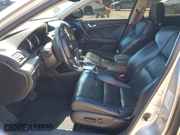 2012 Acura TSX Tech Pkg with VIN JH4CU2F65CC019296, listed as a Copart auction lot 50665225 with 191,888 mi miles and Salvage Title. Bid and sale history available at carsss.com. Image 7.