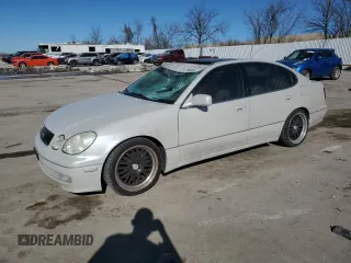 2004 Lexus GS 300 z VIN JT8BD69S140193509, wystawiony jako Copart lot #89053545 z przebiegiem 96 922 mil mil oraz Szkody całkowita. Historia ofert i sprzedaży dostępna na DreamBid. Obrazek 1.