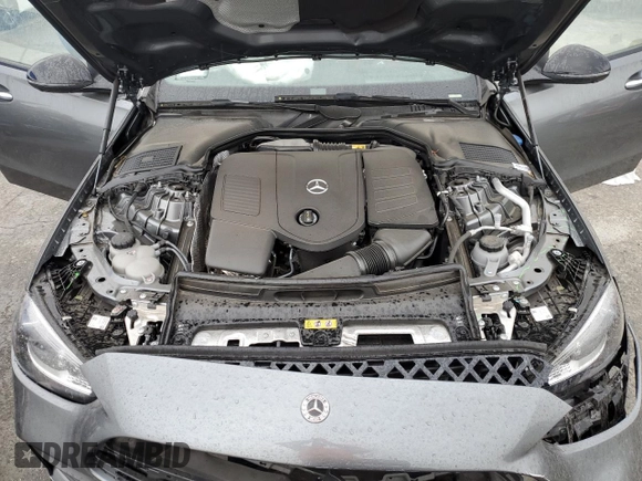 2024 Mercedes-Benz C 300 with VIN W1KAF4GB3RR186116, listed as a Copart auction lot 47445815 with Not provided miles and Salvage title. Bid and sale history available at DreamBid. Image 13.