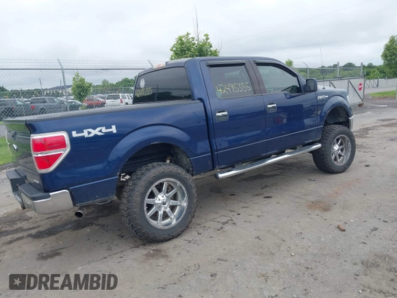 2011 Ford F-150 XL with VIN 1FTFW1EFXBKD22101, listed as a IAAI auction lot 42495355 with 195,883 mi miles and . Bid and sale history available at DreamBid. Image 4.