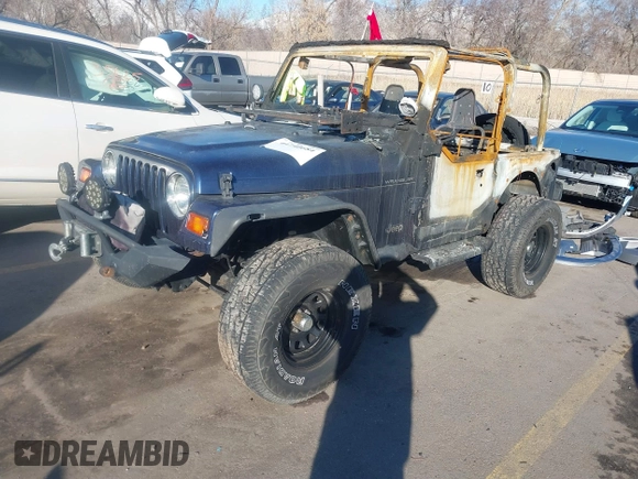 1997 Jeep Wrangler SE with VIN 1J4FY29P9VP545038, listed as a IAAI auction lot 41740684 with 1 mi miles. Bid and sale history available at carsss.com. Image 2.