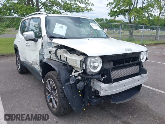 2016 Jeep Renegade Limited with VIN ZACCJBDT7GPD46240, listed as a IAAI auction lot 42329227 with 41,916 mi miles and . Bid and sale history available at DreamBid. Image 6.