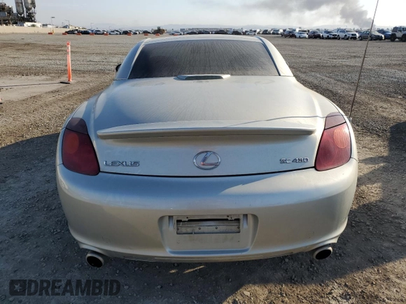 2003 Lexus SC 430 с VIN JTHFN48Y130045710, выставлен на аукционе Copart как лот 74365024 с пробегом 220 136 миль миль и Списание • Salvage title. История ставок и продаж доступна на DreamBid. Изображение 6.