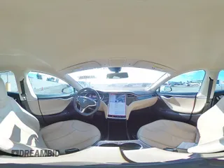 2013 Tesla Model S with VIN 5YJSA1CG2DFP17298, listed as a Copart auction lot 89166515 with 57,615 mi miles and Salvage Title. Bid and sale history available at carsss.com. Image 12.