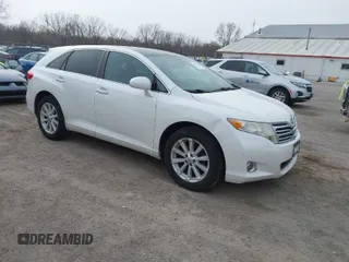 2009 Toyota Venza with VIN 4T3ZE11A99U016356, listed as a IAAI auction lot 41911800 with 185,086 mi miles and . Bid and sale history available at carsss.com. Image 1.