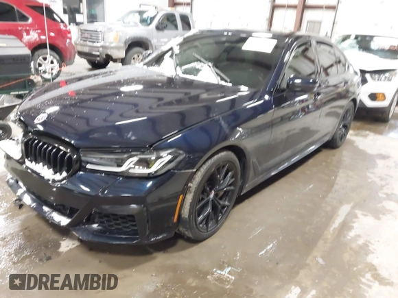 2022 BMW 5 Series 540i xDrive with VIN WBA73BJ06NWX68292, listed as a IAAI auction lot 41093254 with Not provided miles and . Bid and sale history available at DreamBid. Image 17.