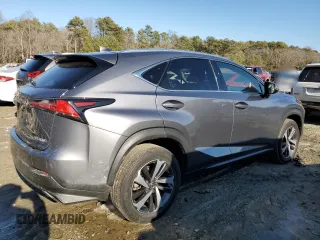 2021 Lexus NX with VIN JTJGARDZ5M2260474, listed as a Copart auction lot 42135835 with 87,428 mi miles and Salvage Title. Bid and sale history available at carsss.com. Image 3.