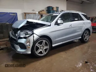 2016 Mercedes-Benz GLE 400 with VIN 4JGDA5GB1GA635070, listed as a Copart auction lot 48164945 with 47,045 mi miles and Salvage title. Bid and sale history available at DreamBid. Image 1.